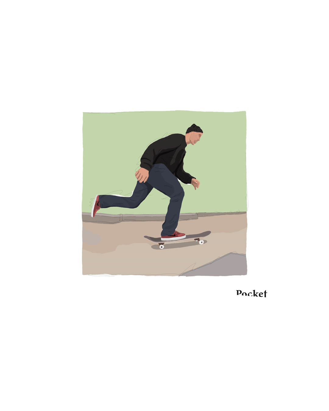 Pocket Skate Mag "Mongo Push" Series